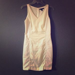 Banana Republic white summer work dress